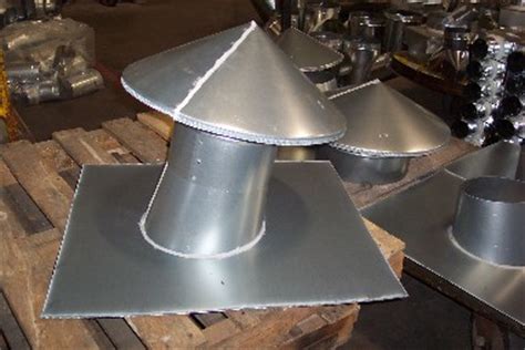 10 inch sheet metal china hats|sheet metal China hat installation.